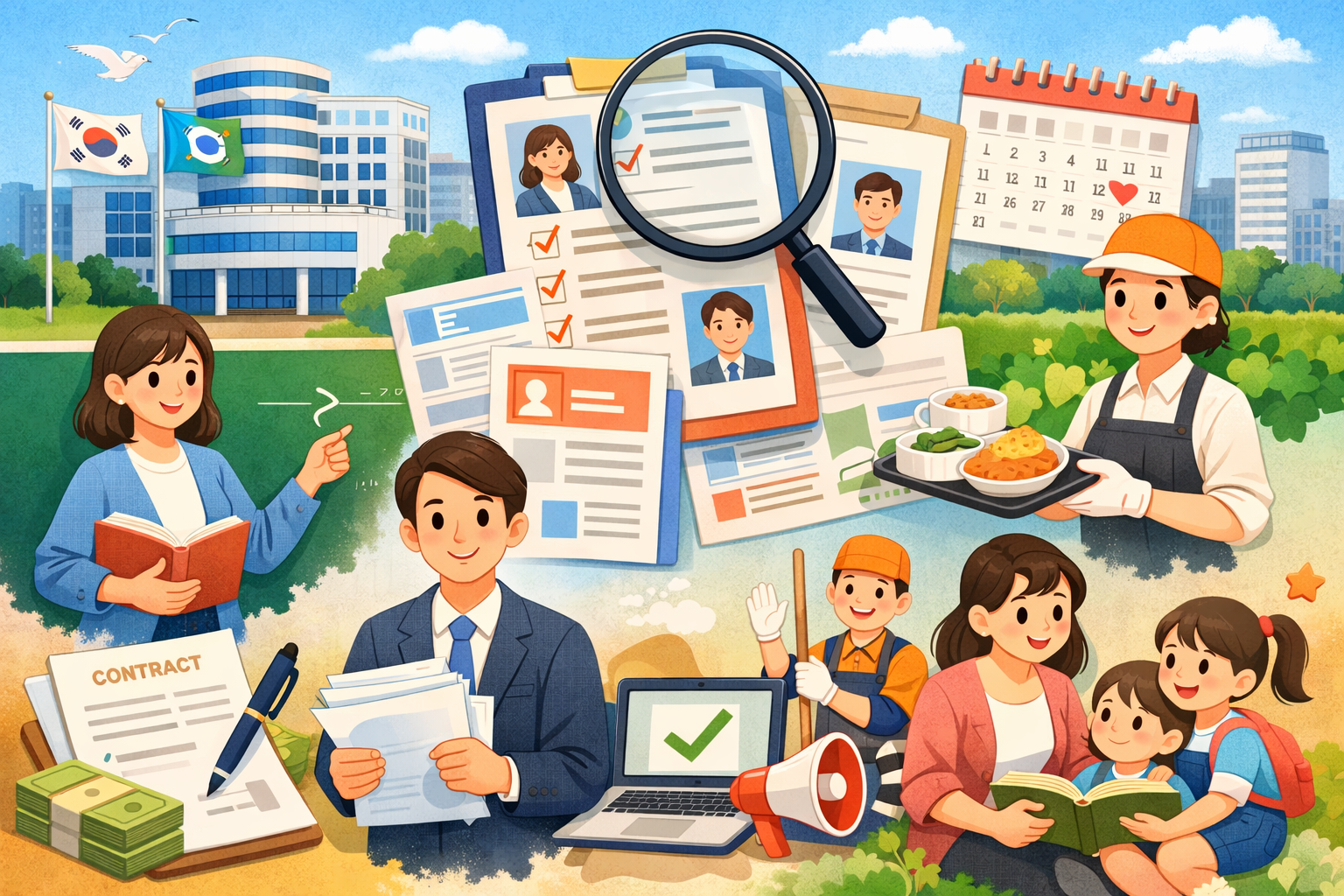 인천시교육청 구인구직 일자리 채용정보 총정리|기간제교사·강사·교육공무직 지원방법 완벽 가이드 관련 사진