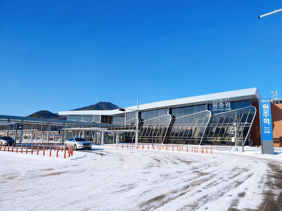 서울에서 원주갈 때 이용하는 원주역 모습