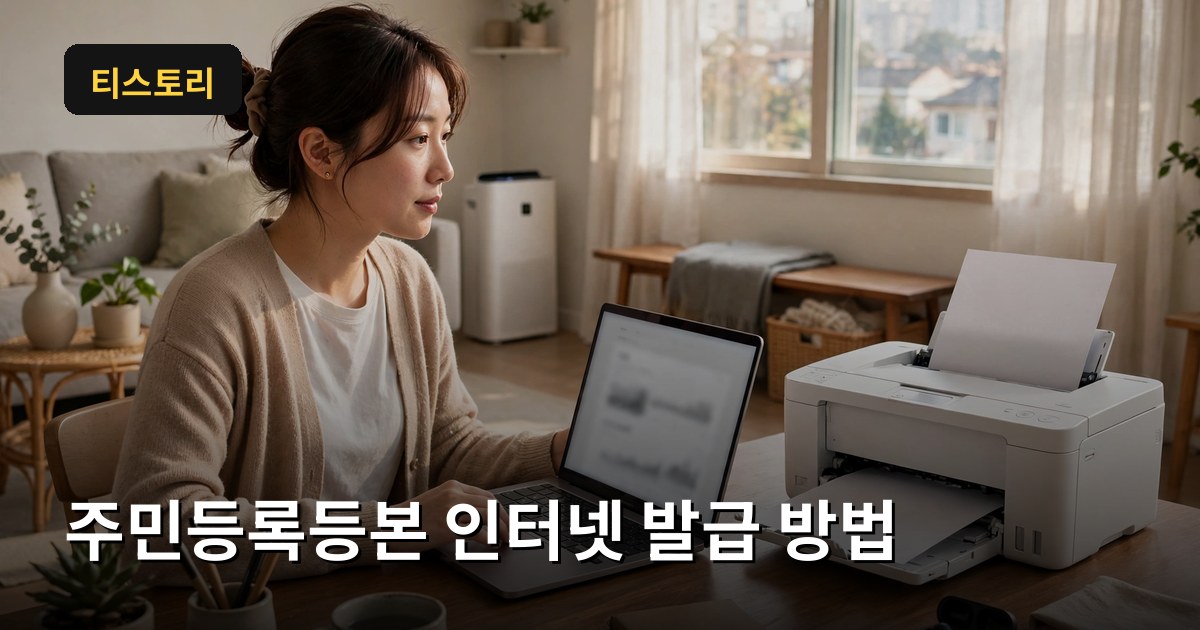 주민등록등본 인터넷 발급 방법|정부24 무료 발급과 등본·초본 차이