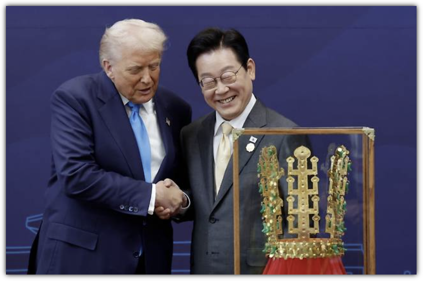 트럼프 선물 신라 금관 및 무궁화대훈장 가격, 금 함량 정보