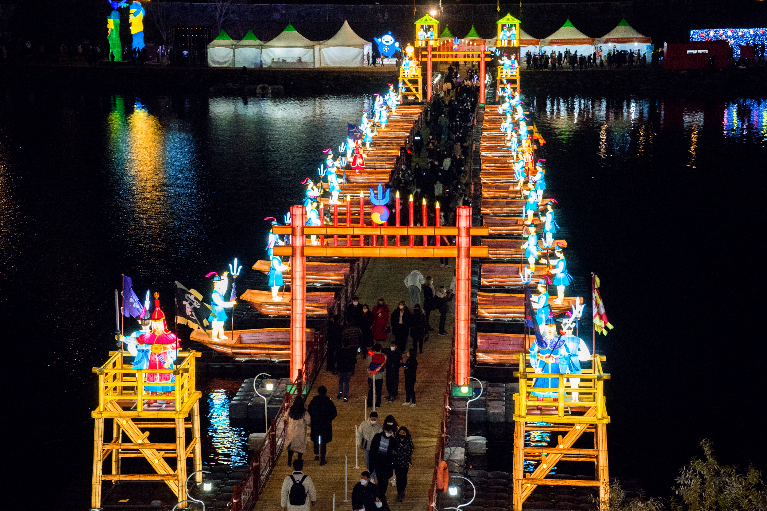 진주 남강 유등축제