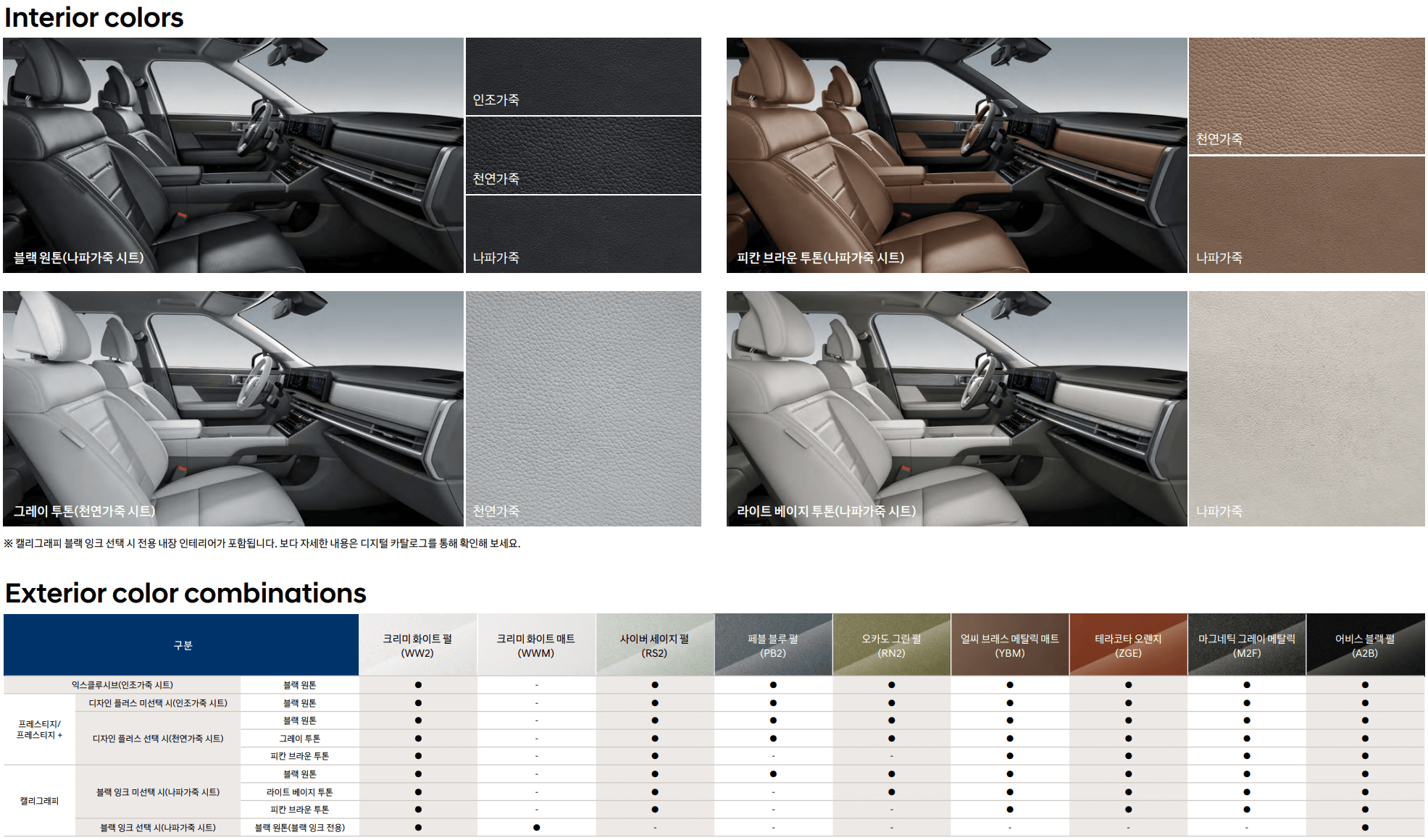 인태리어, 익스테리어