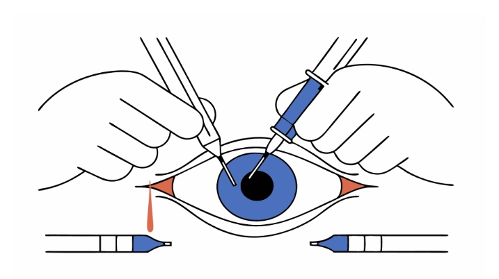 앞트임 수술 과정