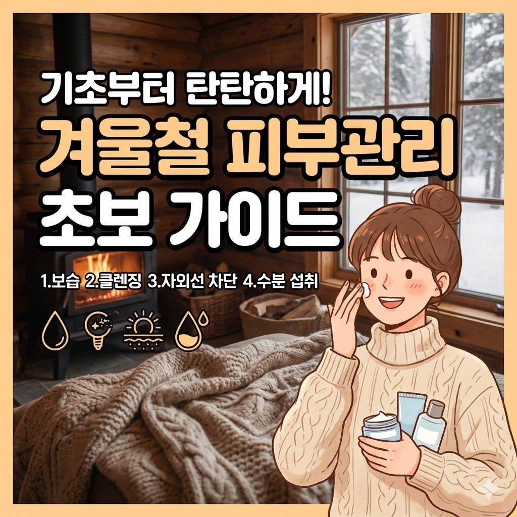 기초부터 탄탄하게! 겨울철 피부관리 초보 가이드