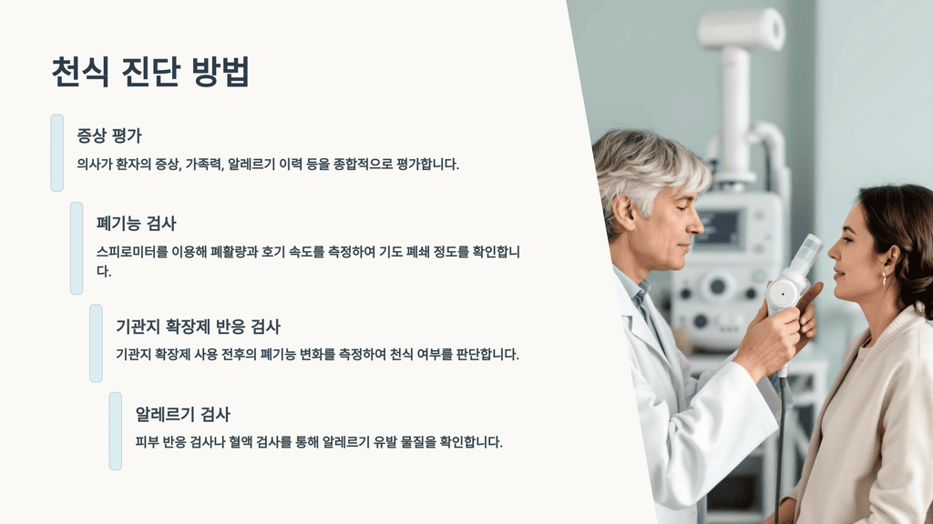 천식 진단 방법