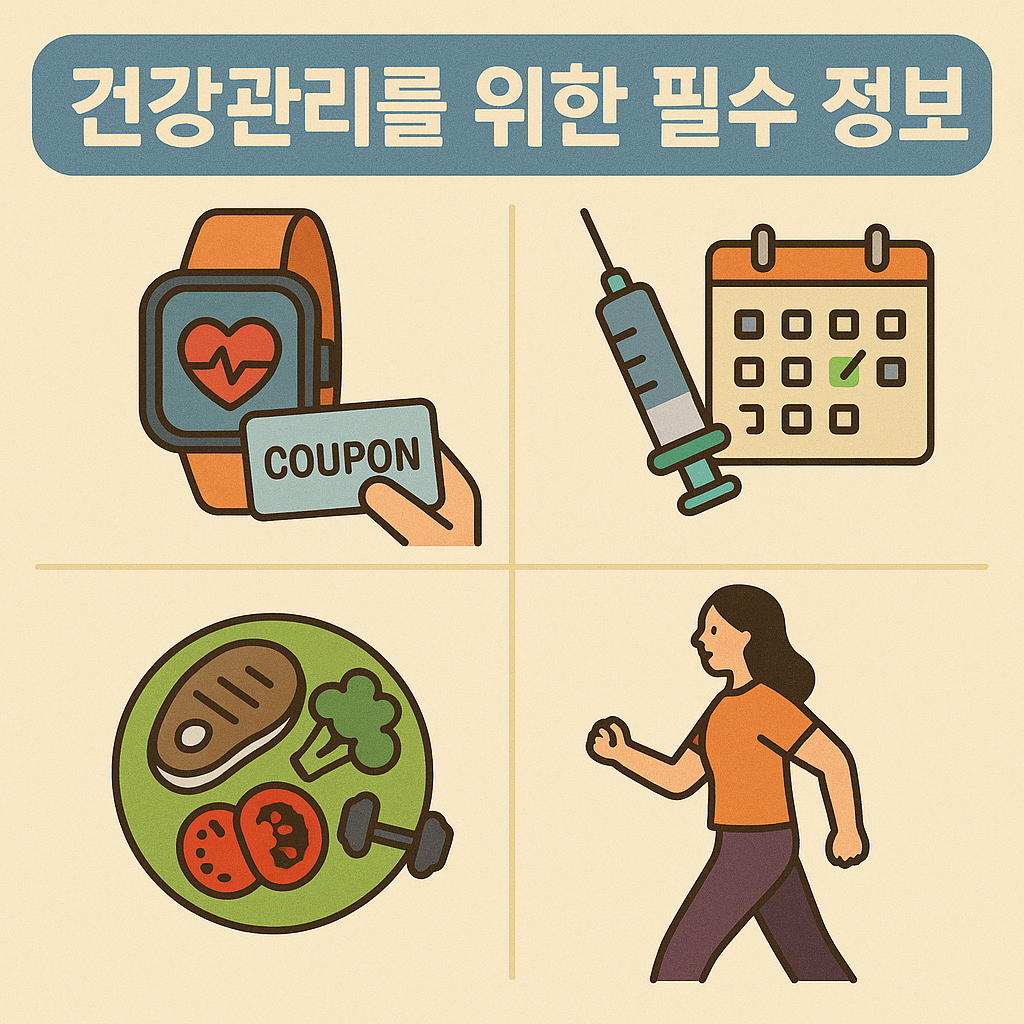 건강관리를 위한 필수 생활 정보