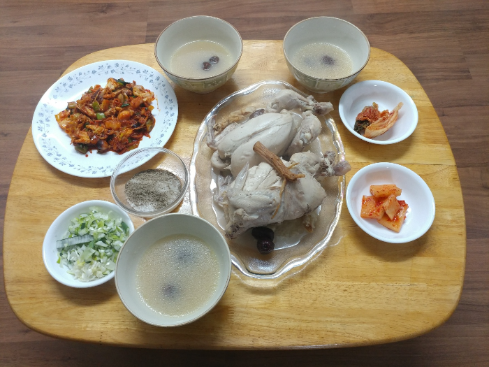 한상 완성