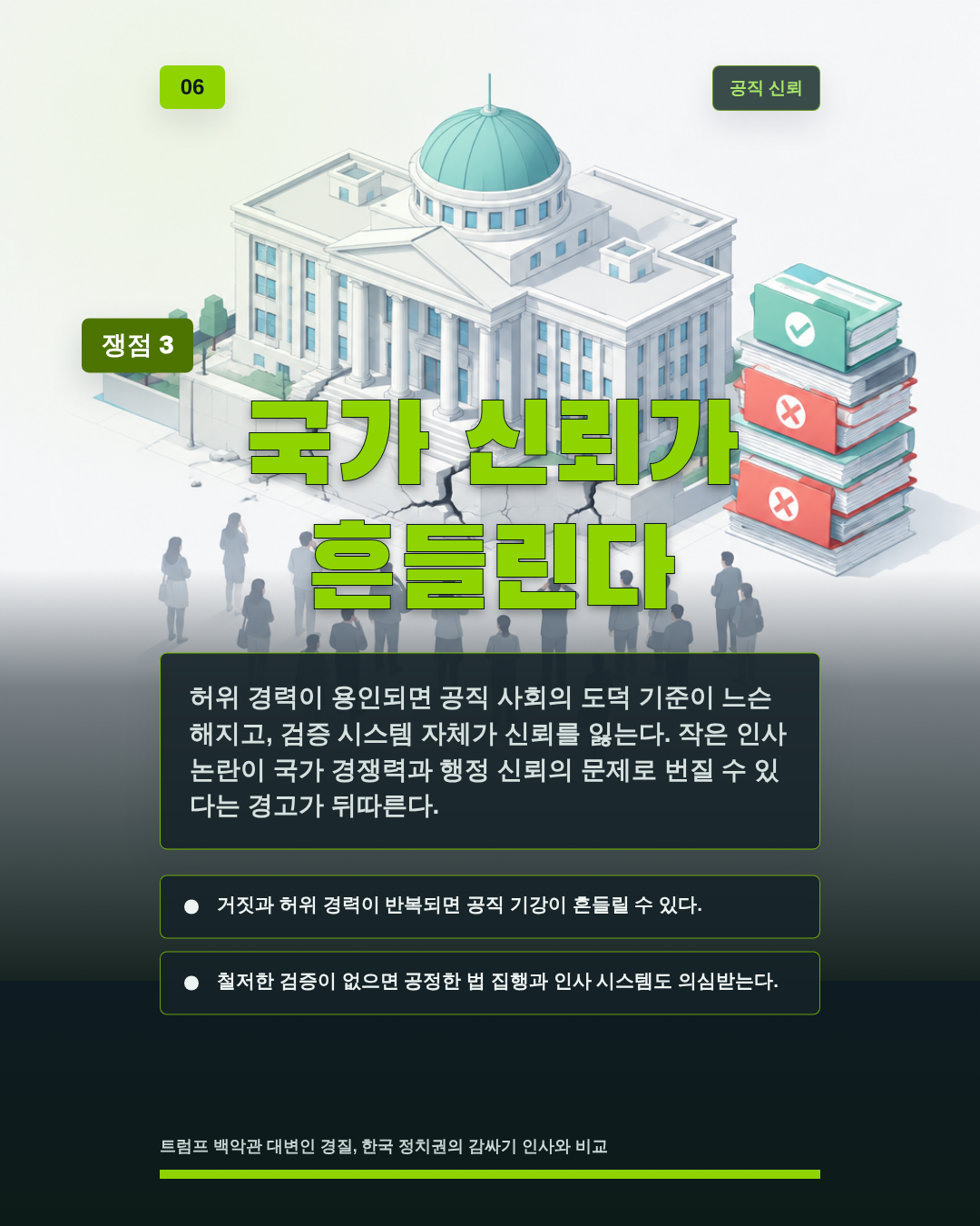 국가 신뢰가 흔들린다