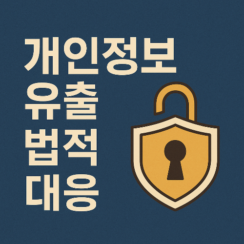 개인정보 유출 시 법적 대응 방법