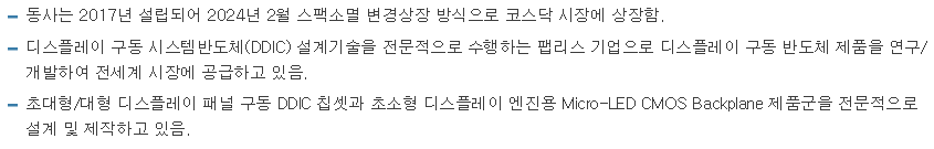 사피엔반도체-사업요약