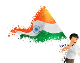 인도-국기를-든-소년