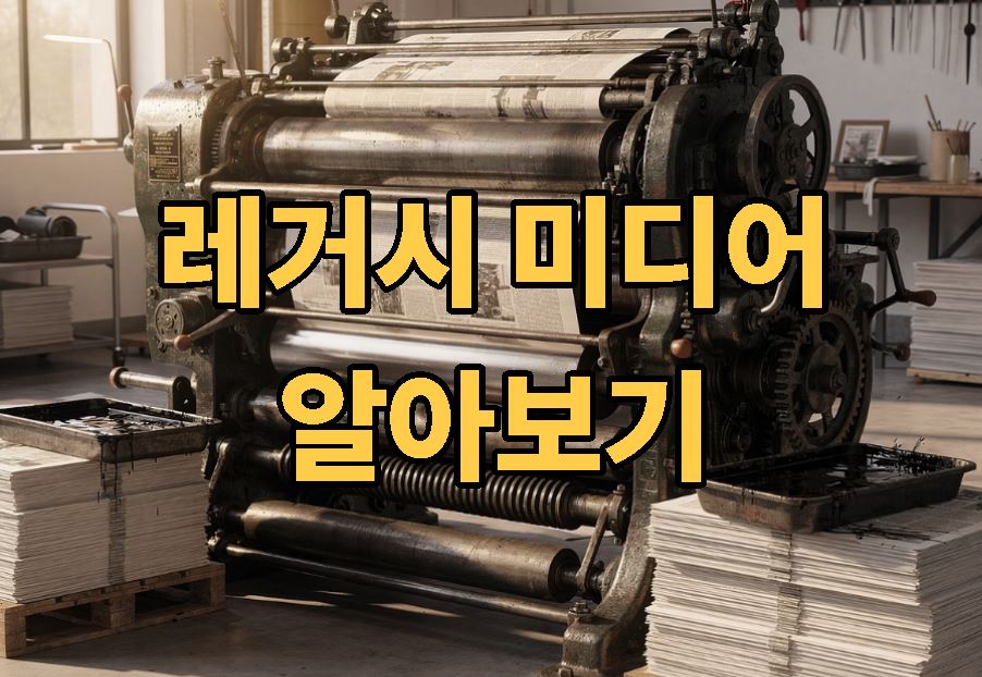 레거시 미디어 뜻 쉽게 정리