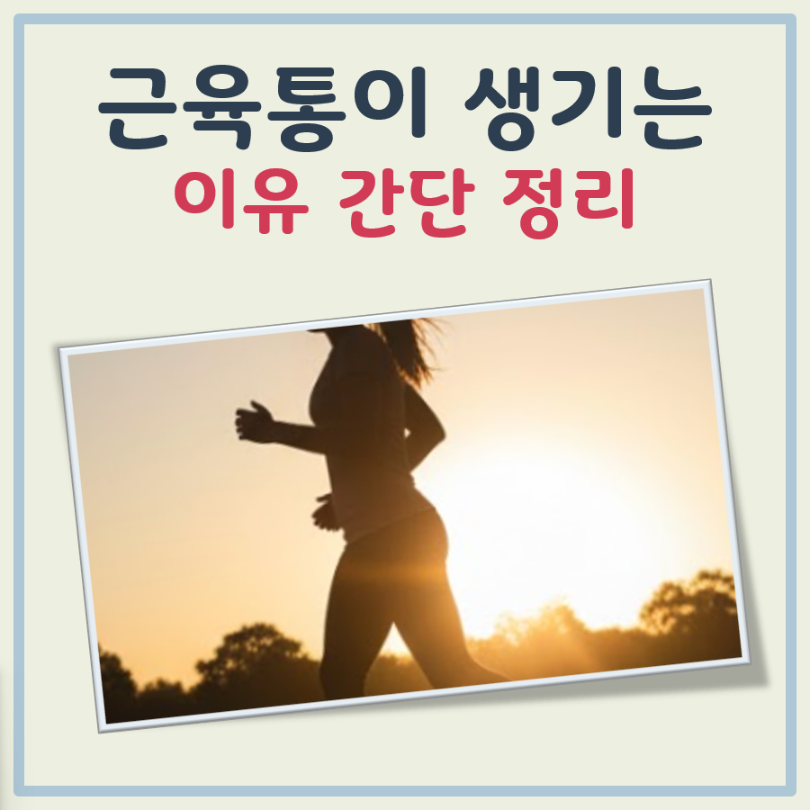 근육통이 생기는 이유 대표 이미지