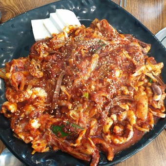 도토리무말랭이낙지볶음
