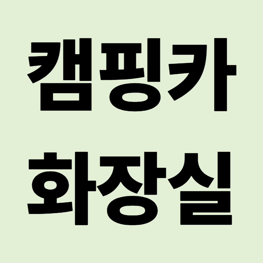 "가까이하기엔 너무 먼 당신" 캠핑카 화장실, 쓸 것인가 말 것인가?