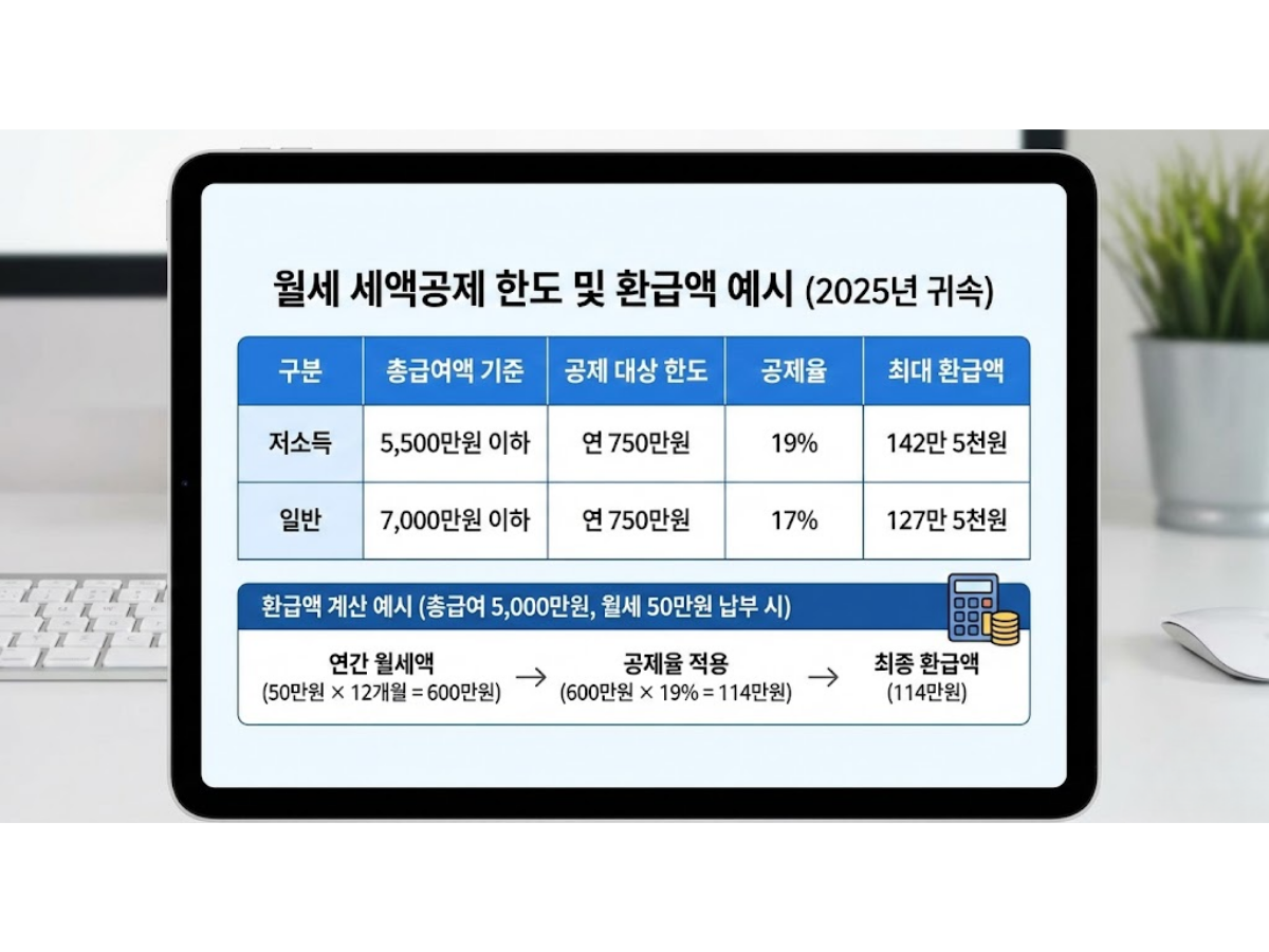 [주거비] 월세 세액공제 (최대 127만원 환급)
