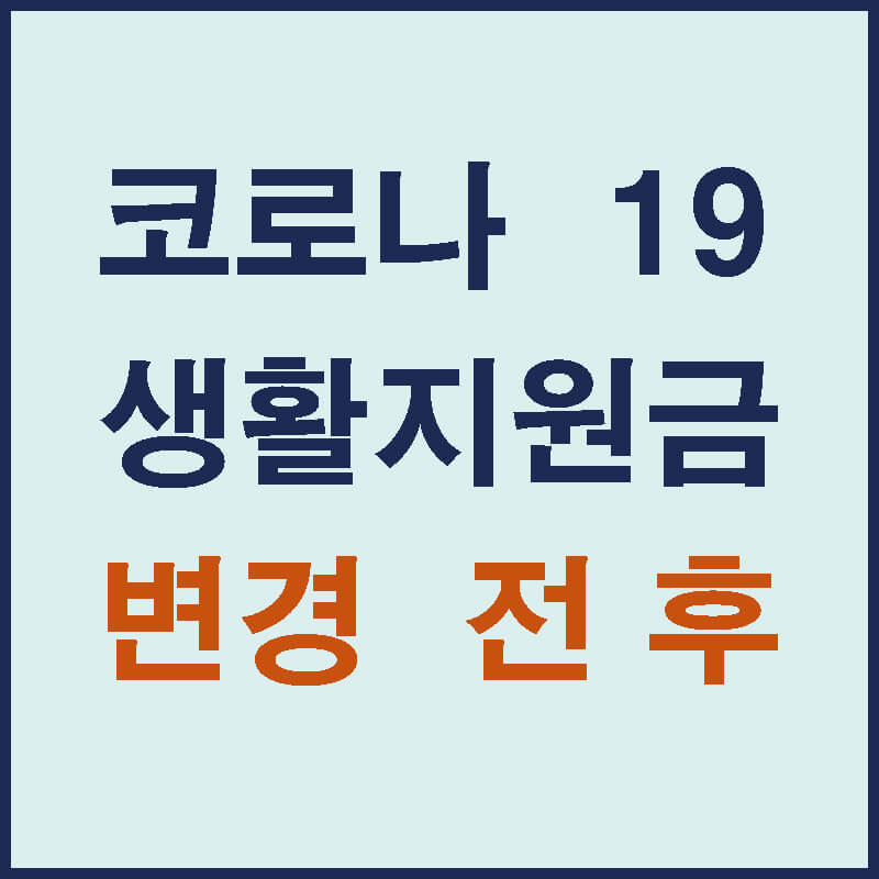 코로나-19-생활지원비