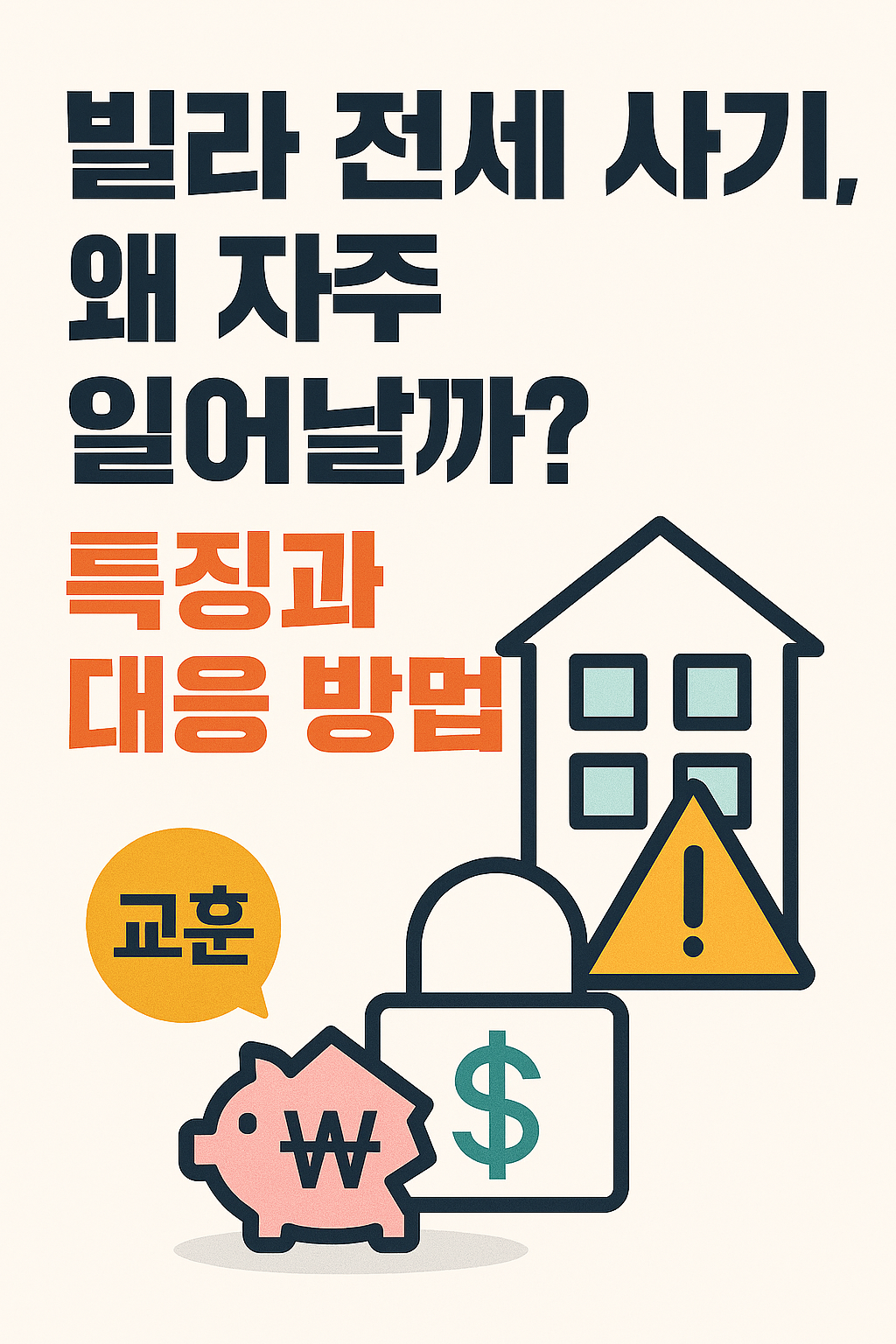 빌라 전세 사기, 왜 자주 일어날까 특징과 대응 방법