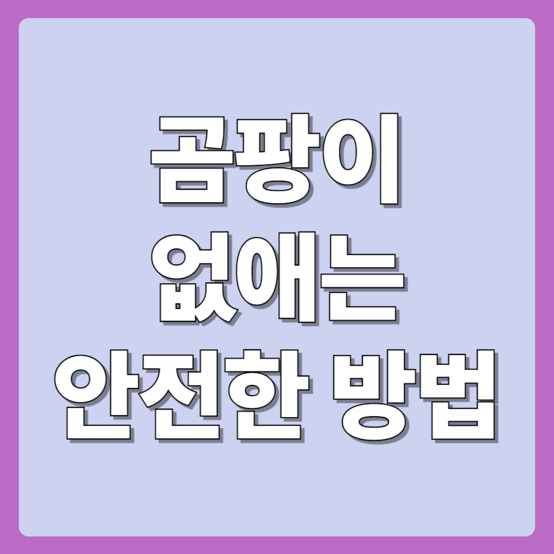 욕실 곰팡이, 락스 없이 없애는 가장 안전한 방법