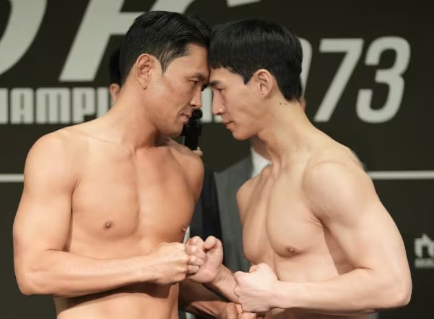 윤형빈vs밴쯔 출처: 유튜브 ROAD FIGHTING CHAMPIONSHIP 