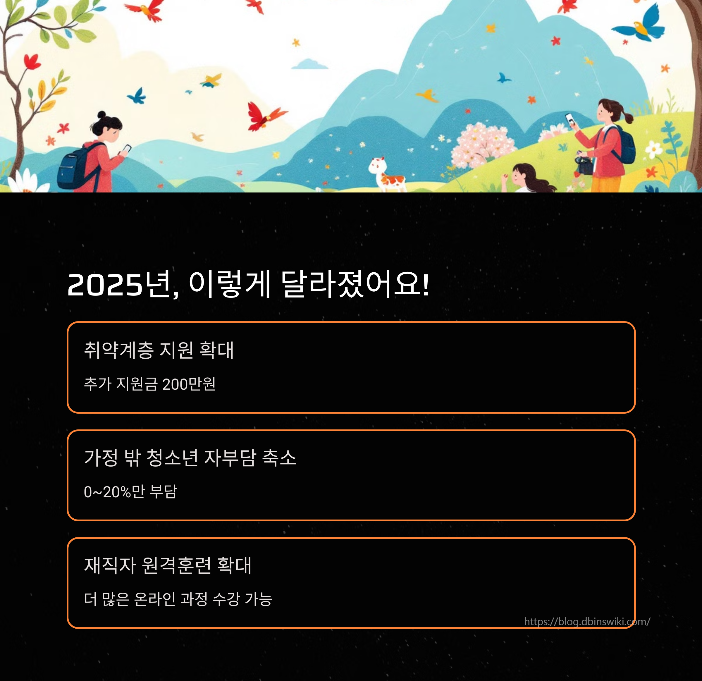 내일배움카드 신청자격, 발급방법 2025년 달라진 점