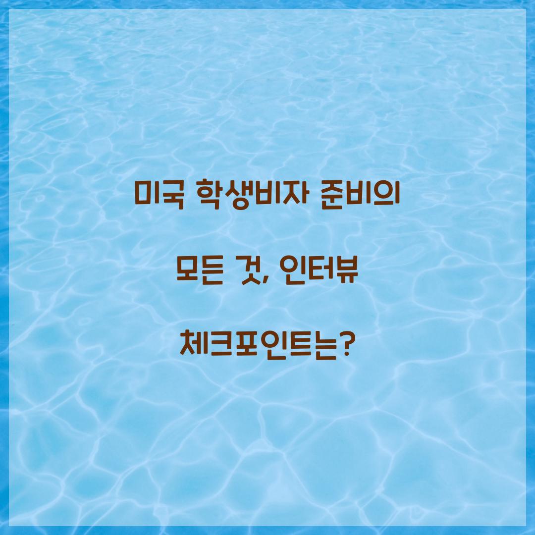 미국 학생비자