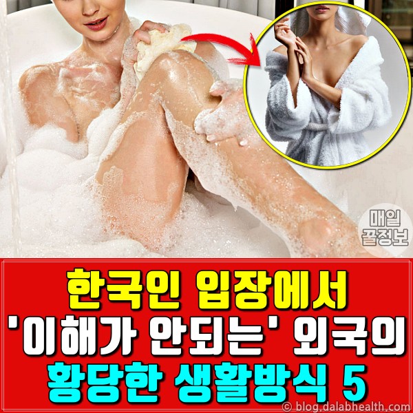 황당한 외국문화,외국의 생활습관,설거지 거품