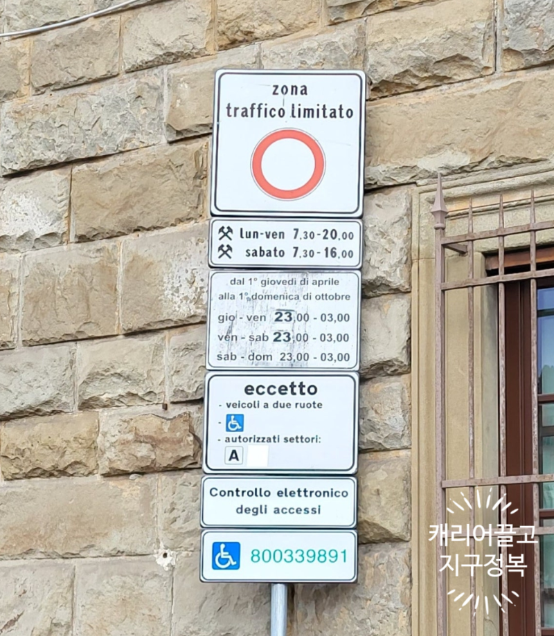 이탈리아 렌터카 여행시 조심해야하는 ZTL