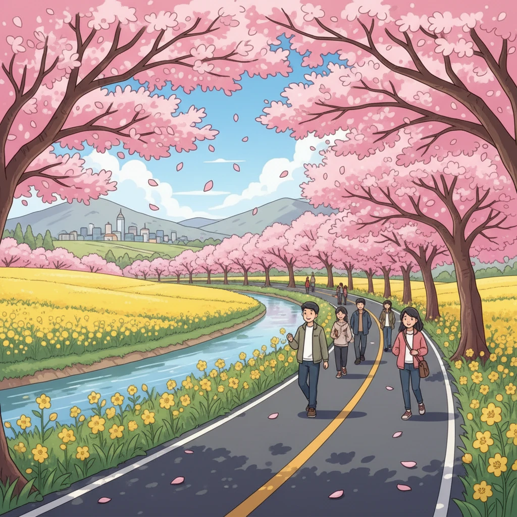 2026 삼척 벚꽃 절정 시기 및 축..