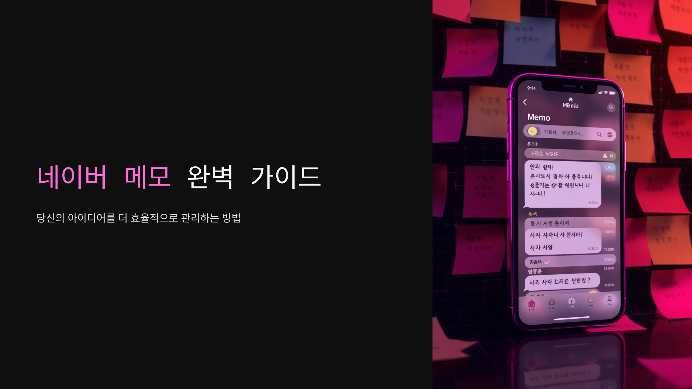 네이버 메모 활용법과 숨겨진 기능들