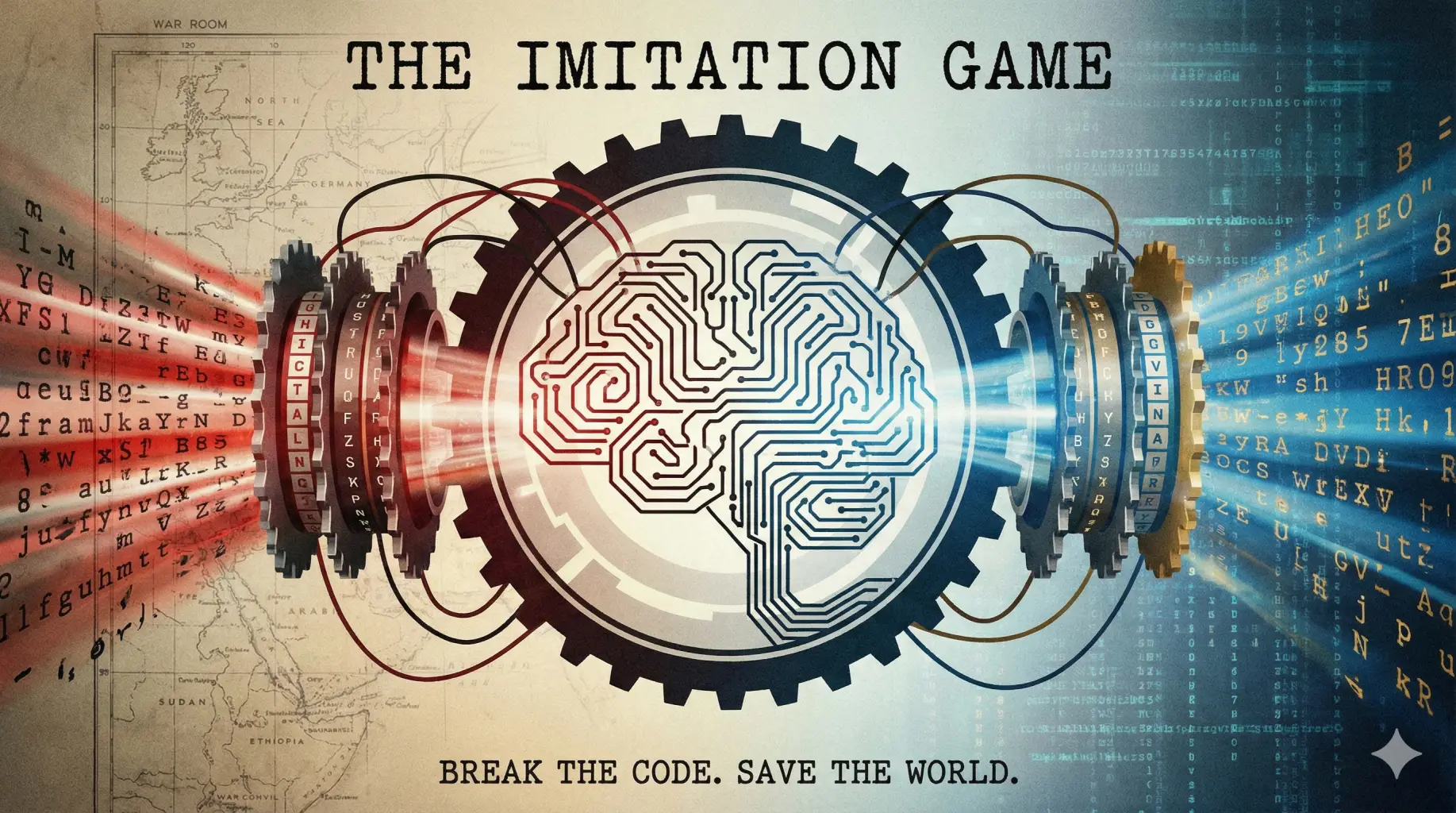 영화 이미테이션 게임 일러스트 이미지