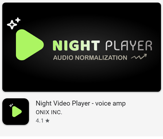 Night Video Player 어플