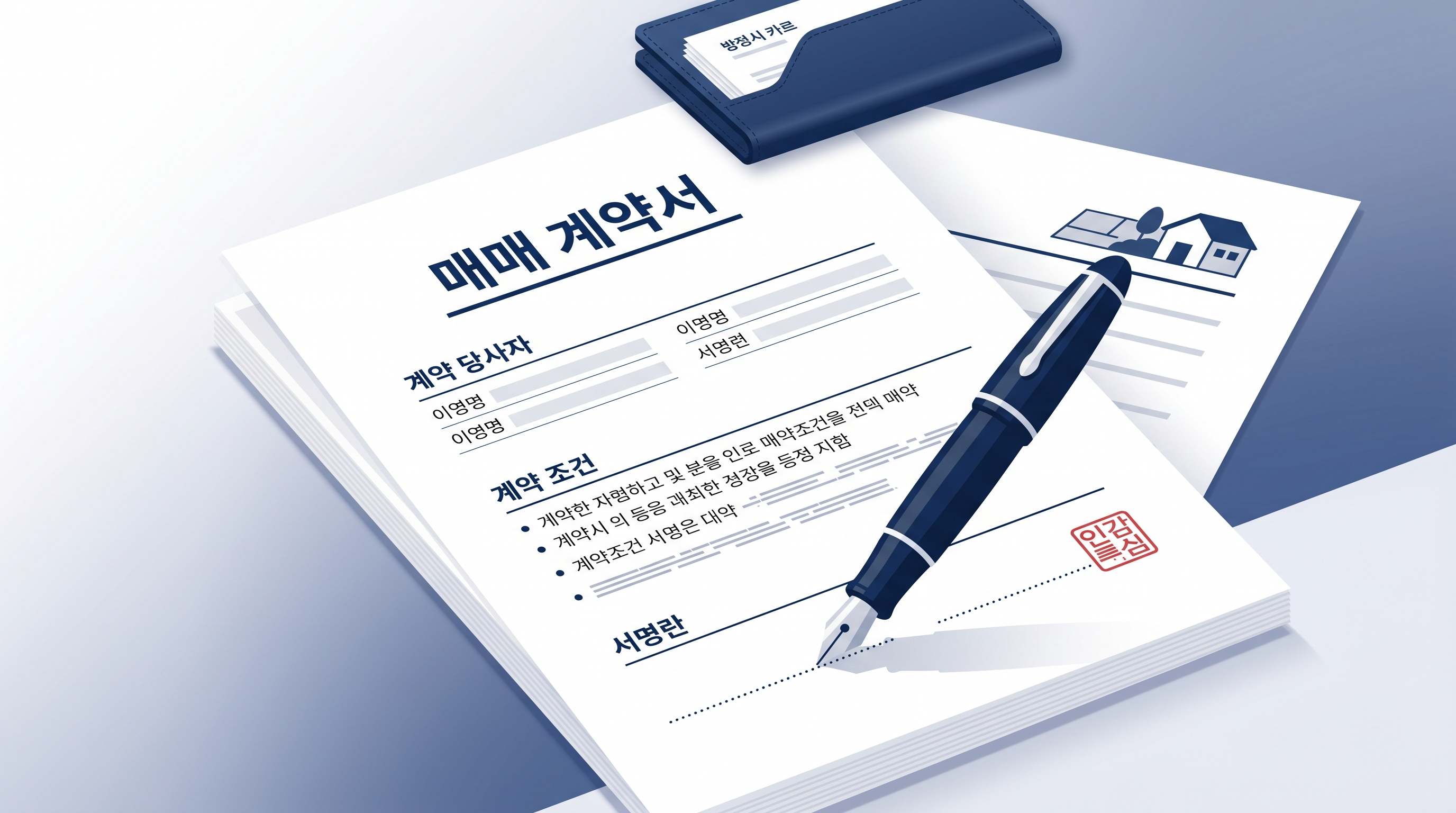 계약진행시 주의사항