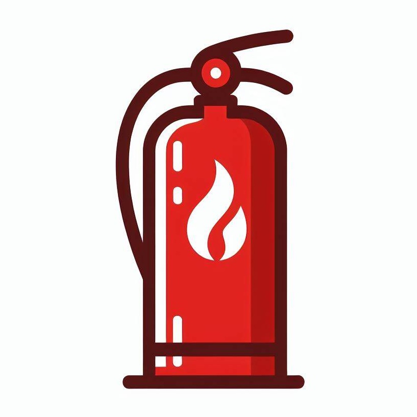 차량용 소화기 로고