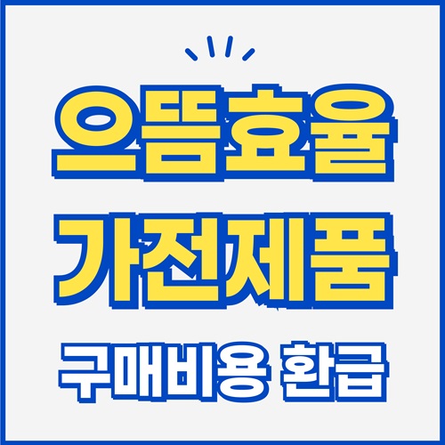 2025 으뜸효율 가전 환급 신청