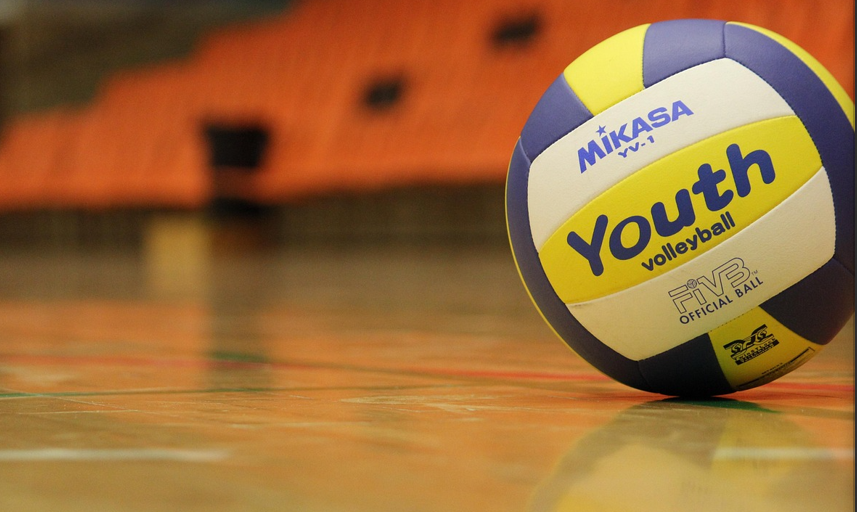 배구 경기장 배구공