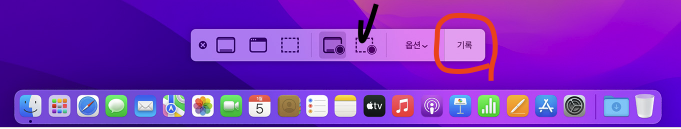 선택 영역 화면 동영상 녹화