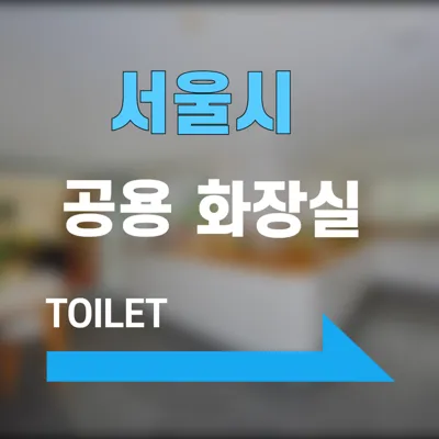 서울 지역(광화문 시청 종로 명동 용산 한강 등) 공중화장실 찾기: 스마트서울맵, 네이버지도, 카카오맵