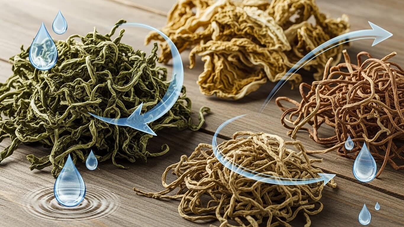 시래기, 우거지, 고구마순의 해독 작용