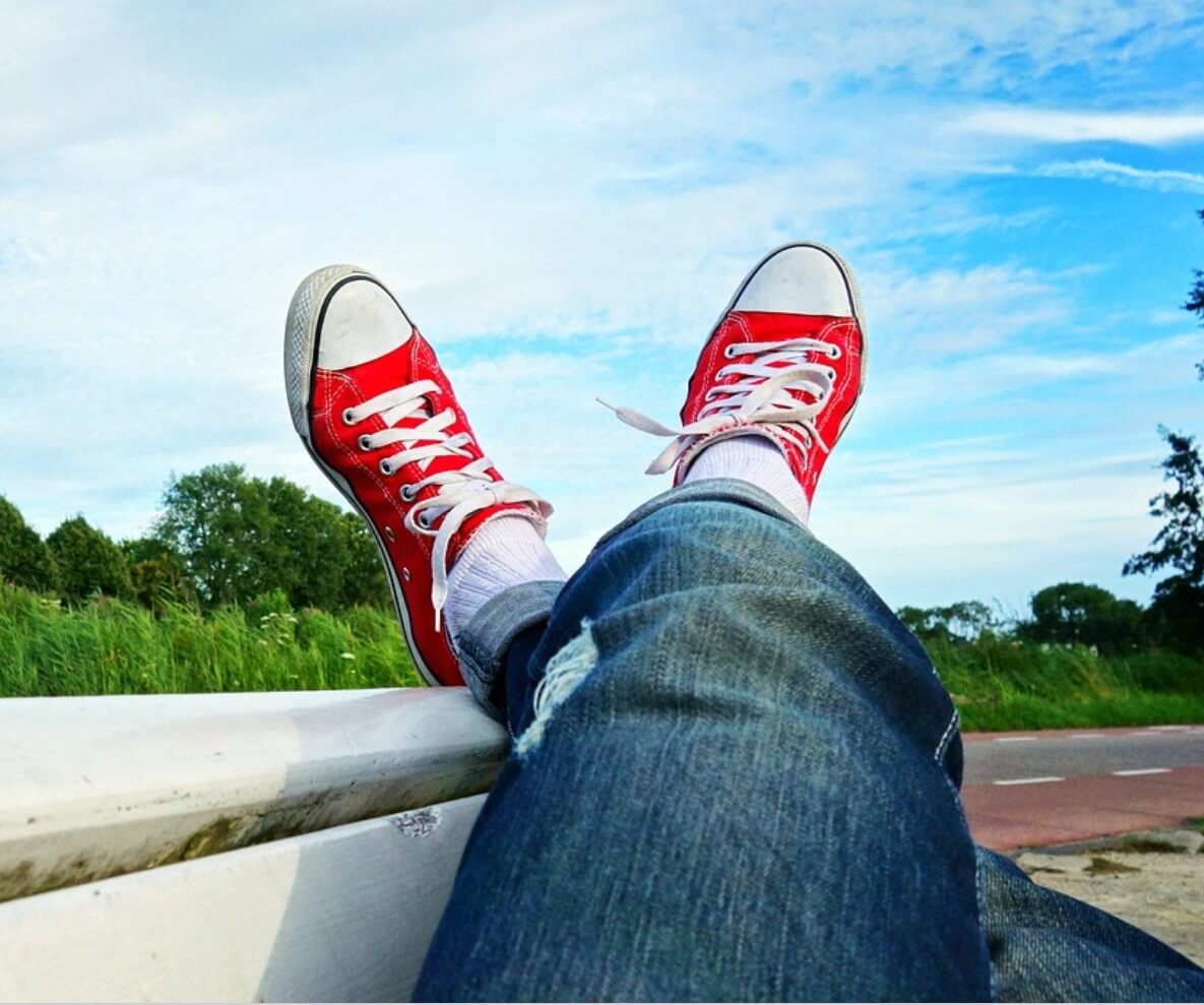 다리를 심장보다 높게 들기