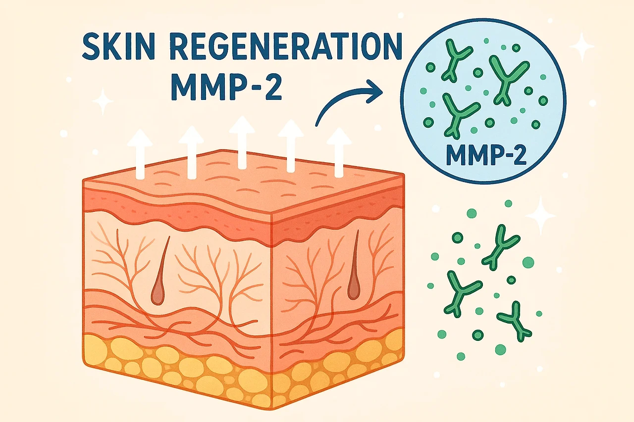 피부 재생, MMP-2