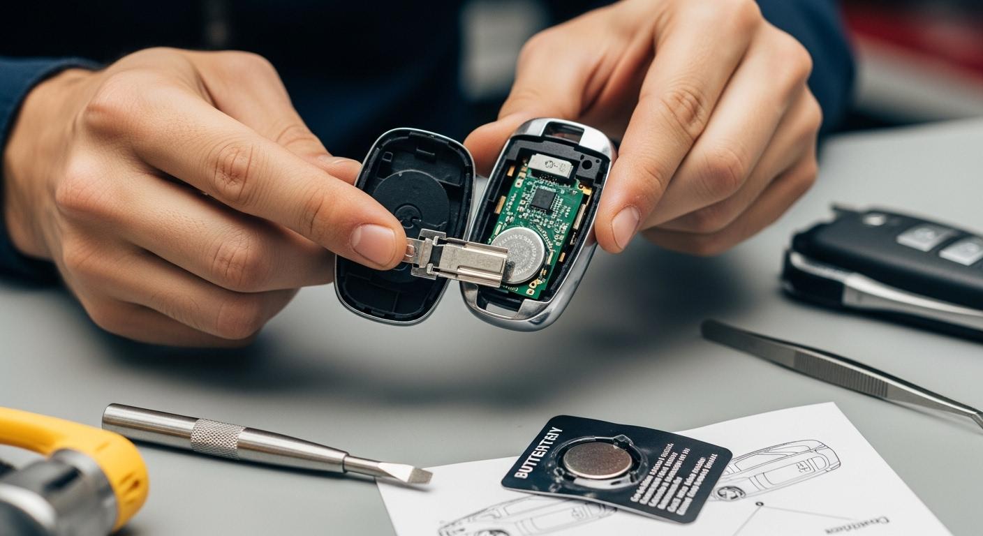 자동차 스마트키 교체 방법