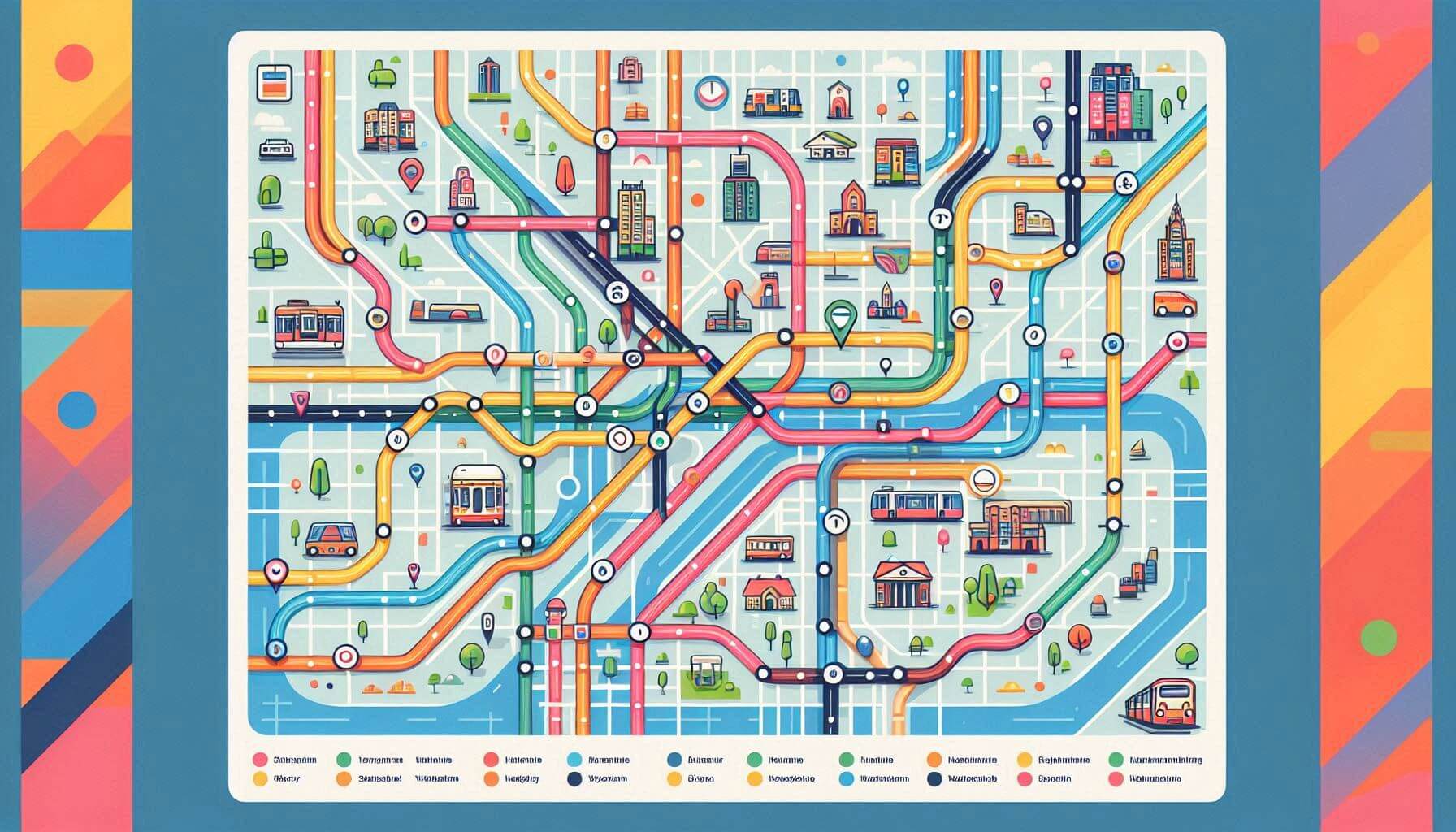 서울 지하철 1~9호선 노선도 크게보기
