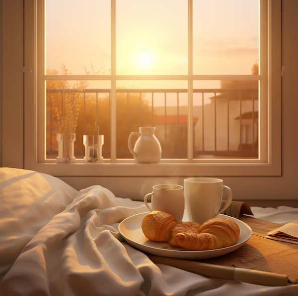 느린 아침의 발견 (60대, 여유, 변화)