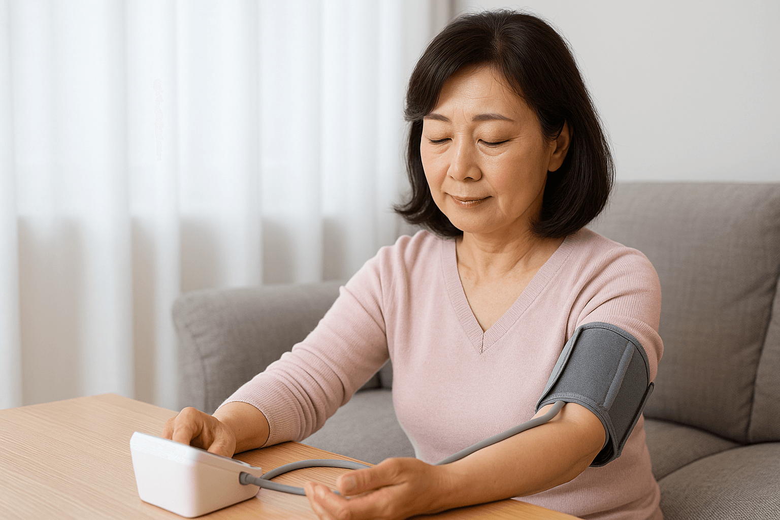 혈압 측정-사진