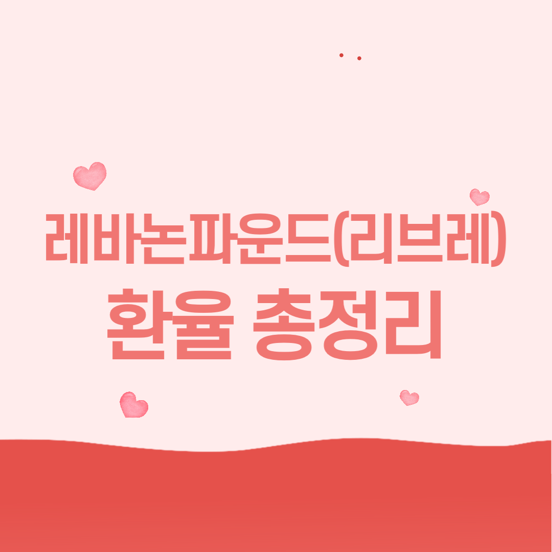 썸네일: 레바논파운드 환율 총정리