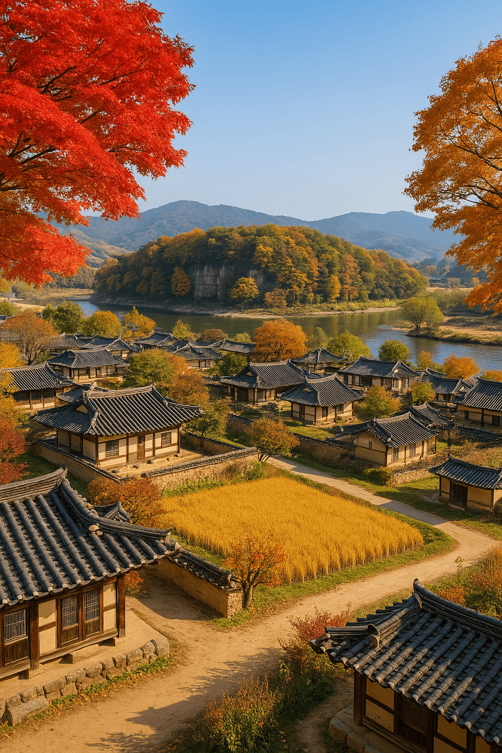 9월 안동 하회마을에서 즐기는 가을의 정취와 전통 문화 여행