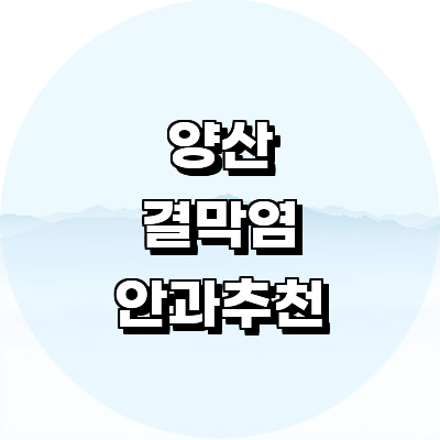 양산시 안과