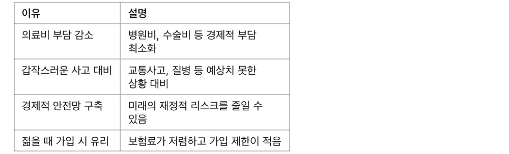 보험 가입 전 꼭 알아야 할 사회초년생 필수 보험 종류, 보험 가입이 필요한 이유