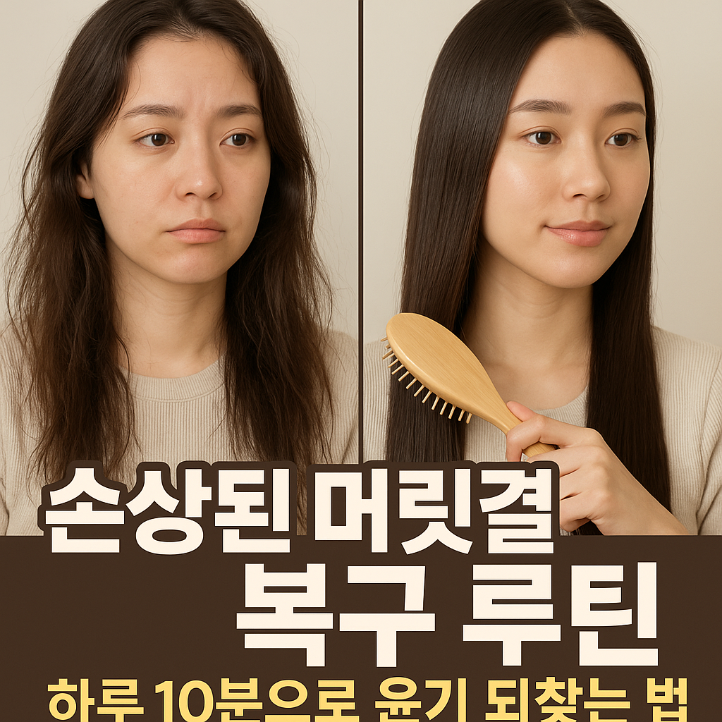 손상된 머릿결 복구